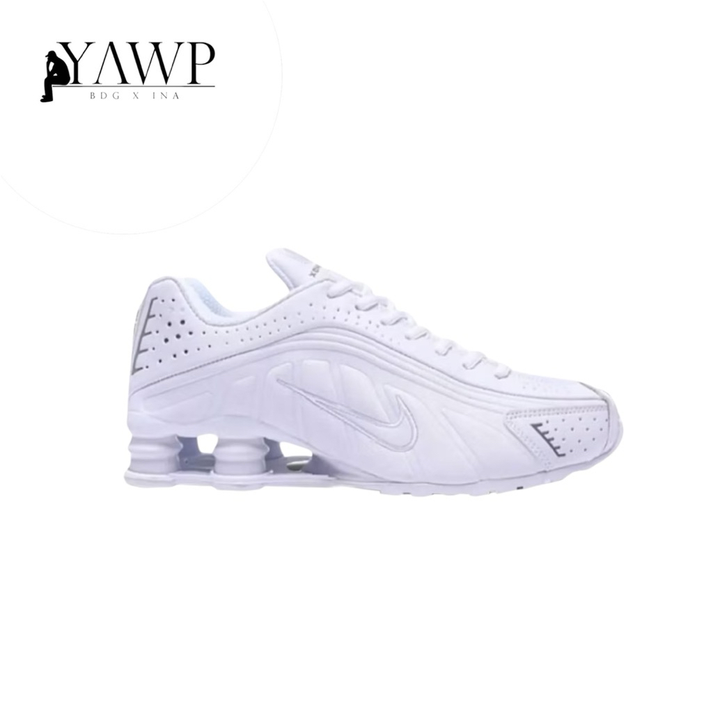 shox r4 triple white
