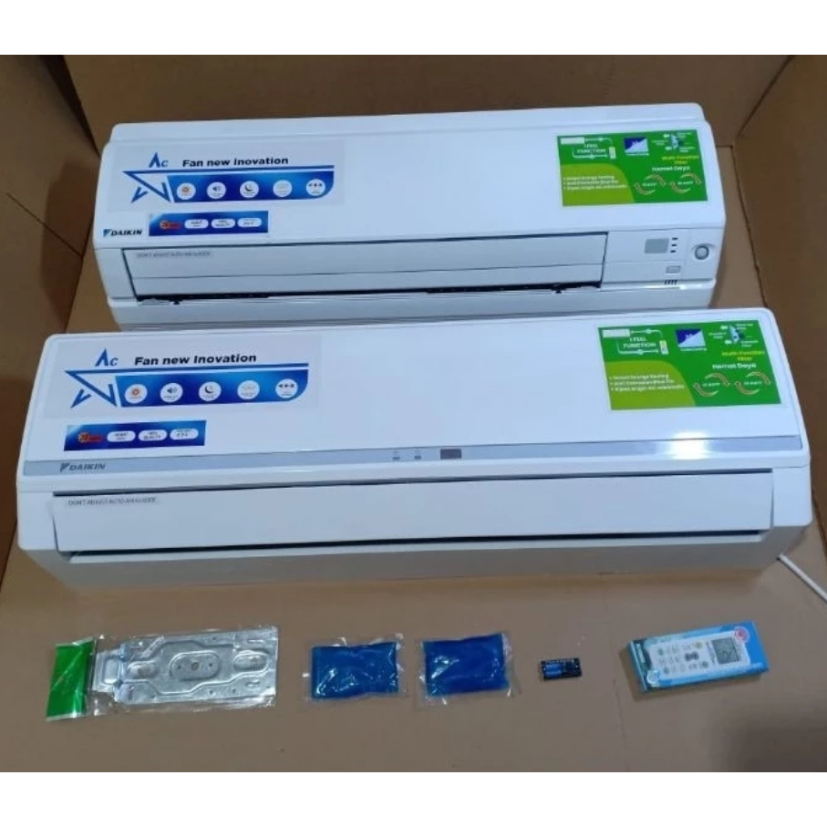AC Portable Pendingin Ruangan Kipas Angin Model Ac Led Free Ice Gel