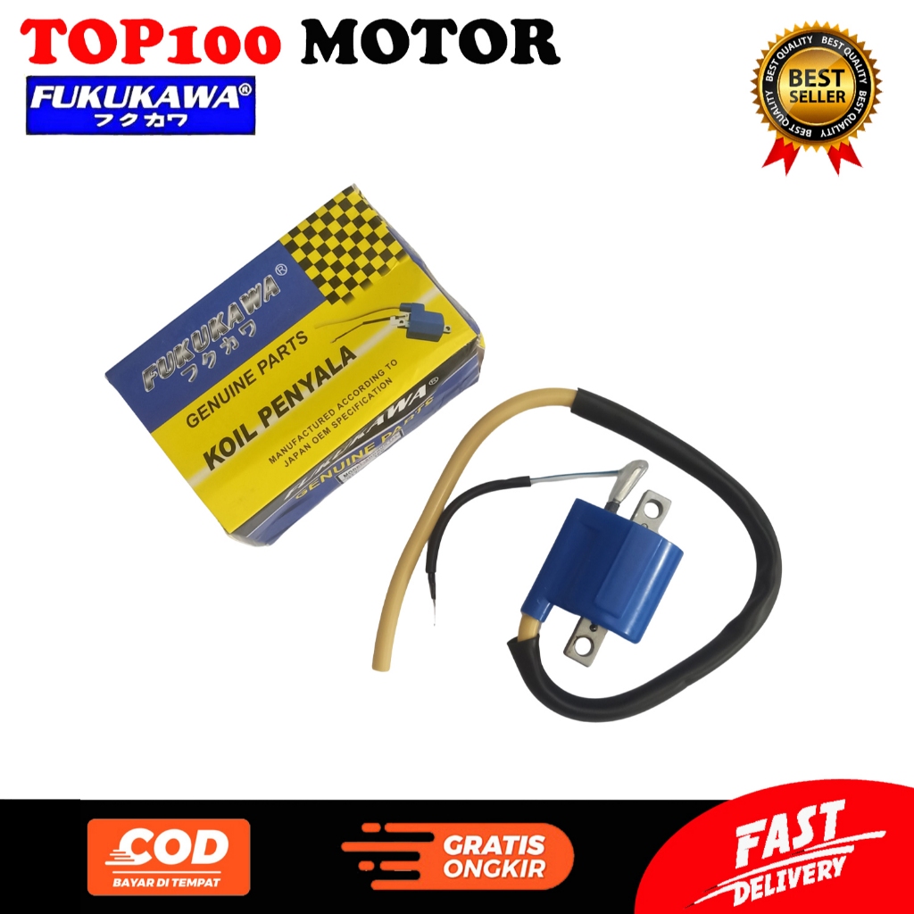 FUKUKAWA COIL PENYALA SHOGUN 125. KOIL PENGAPIAN RACING FKW