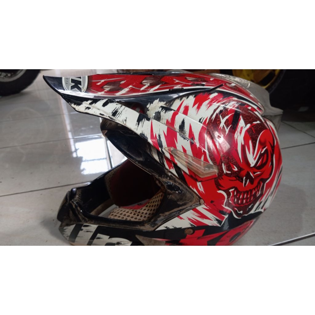 Helm Motocross ink inako  Bekas Full Face Trail Cross Enduro