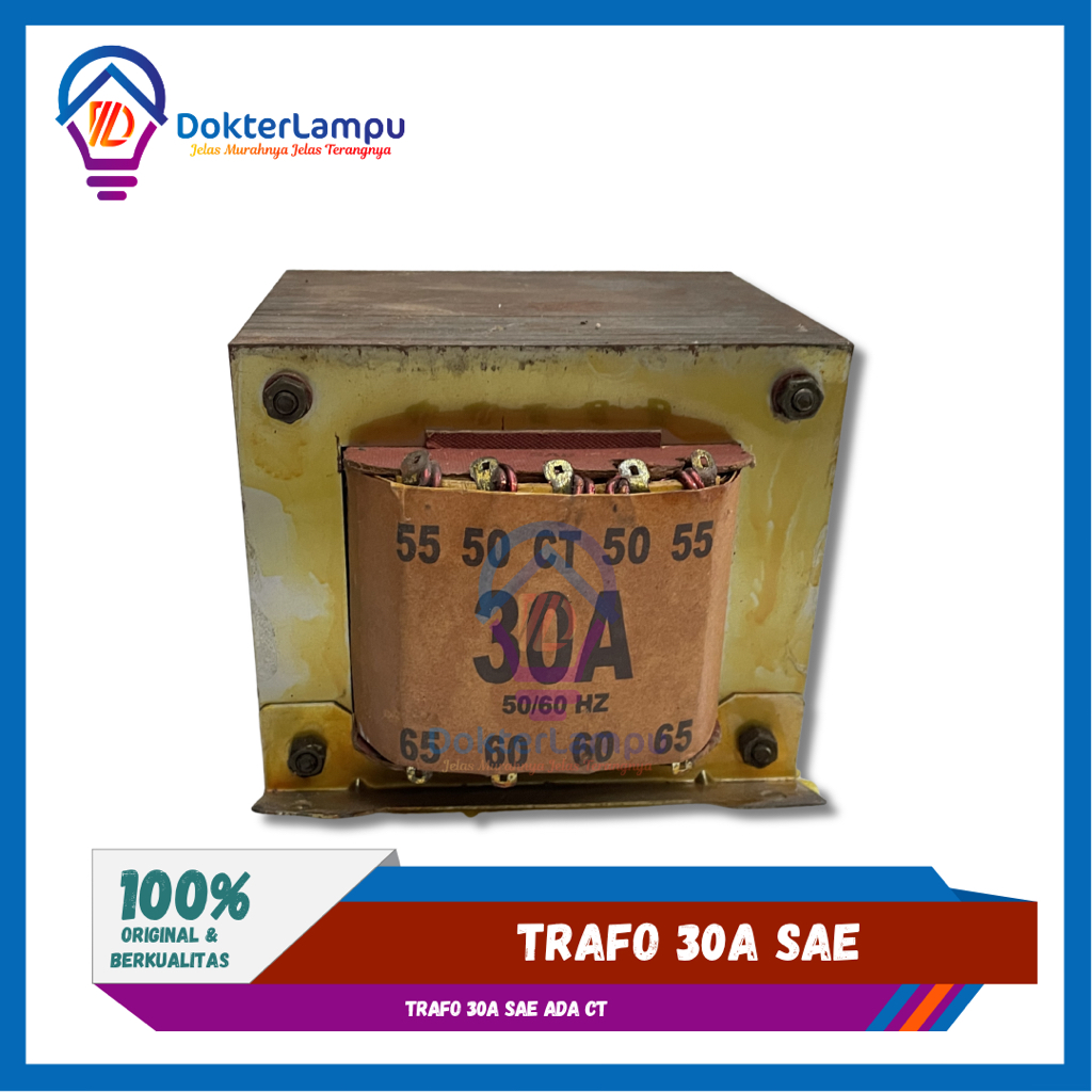 TRAFO TRANSFORMER SAE 30A  MURNI ready