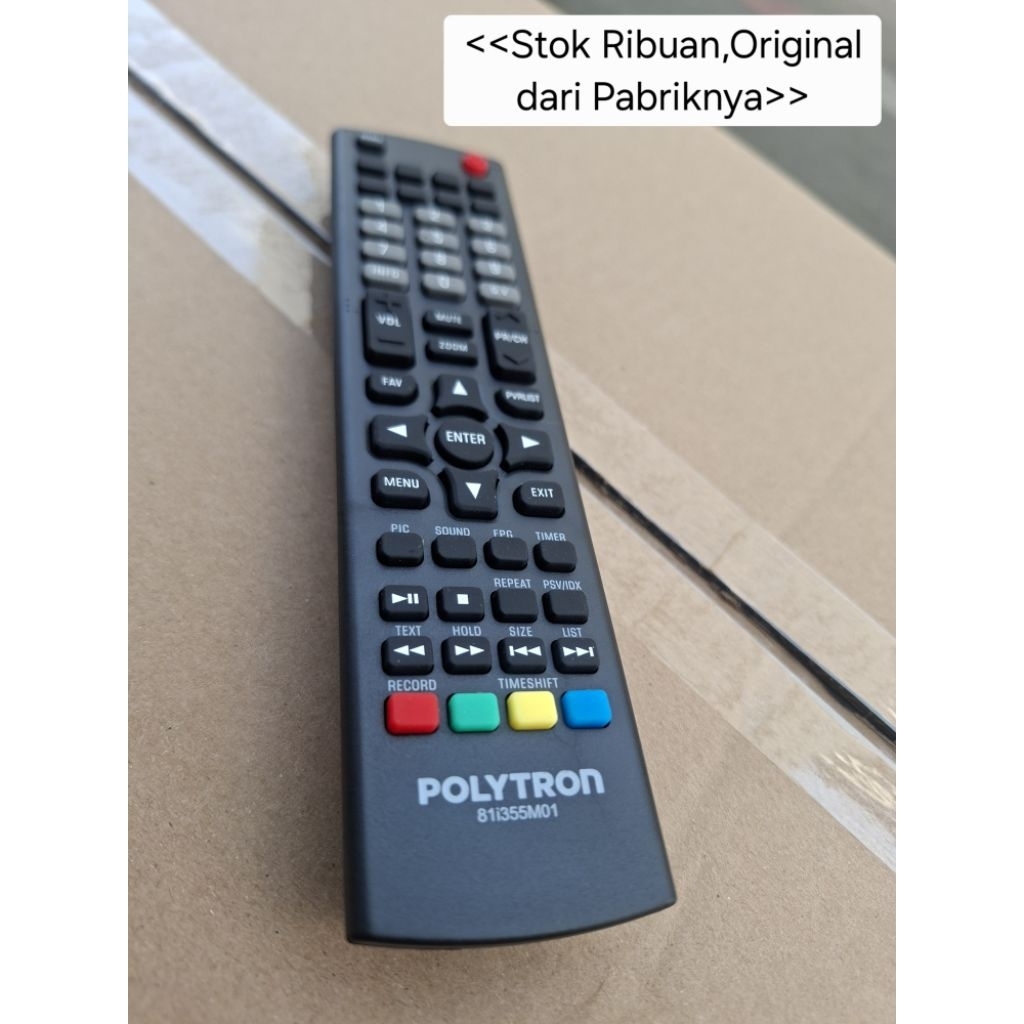REMOT LED TV POLYTRON SERI 81i355 ORI REMOTE CONTROL LED TV POLYTRON ORIGINAL