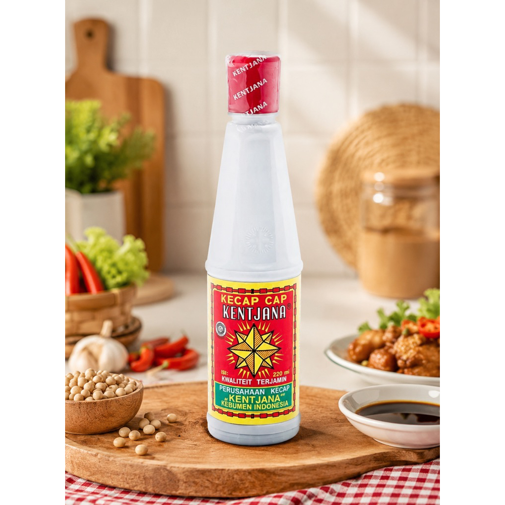 KECAP MANIS KENTJANA ASLI KEBUMEN | KECAP MANIS GURIH KENTAL | KECAP KENTJANA 220ML
