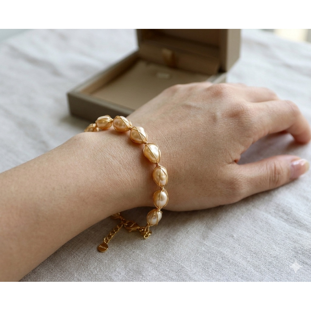 GELANG WANITA MUTIARA LOMBOK GELANG MUTIARA GELANG MUTIARA ASLI JEWELRY PERHIASAN GELANG