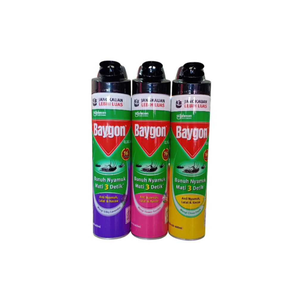 Baygon Anti Nyamuk Lalat & kecoa 400ml