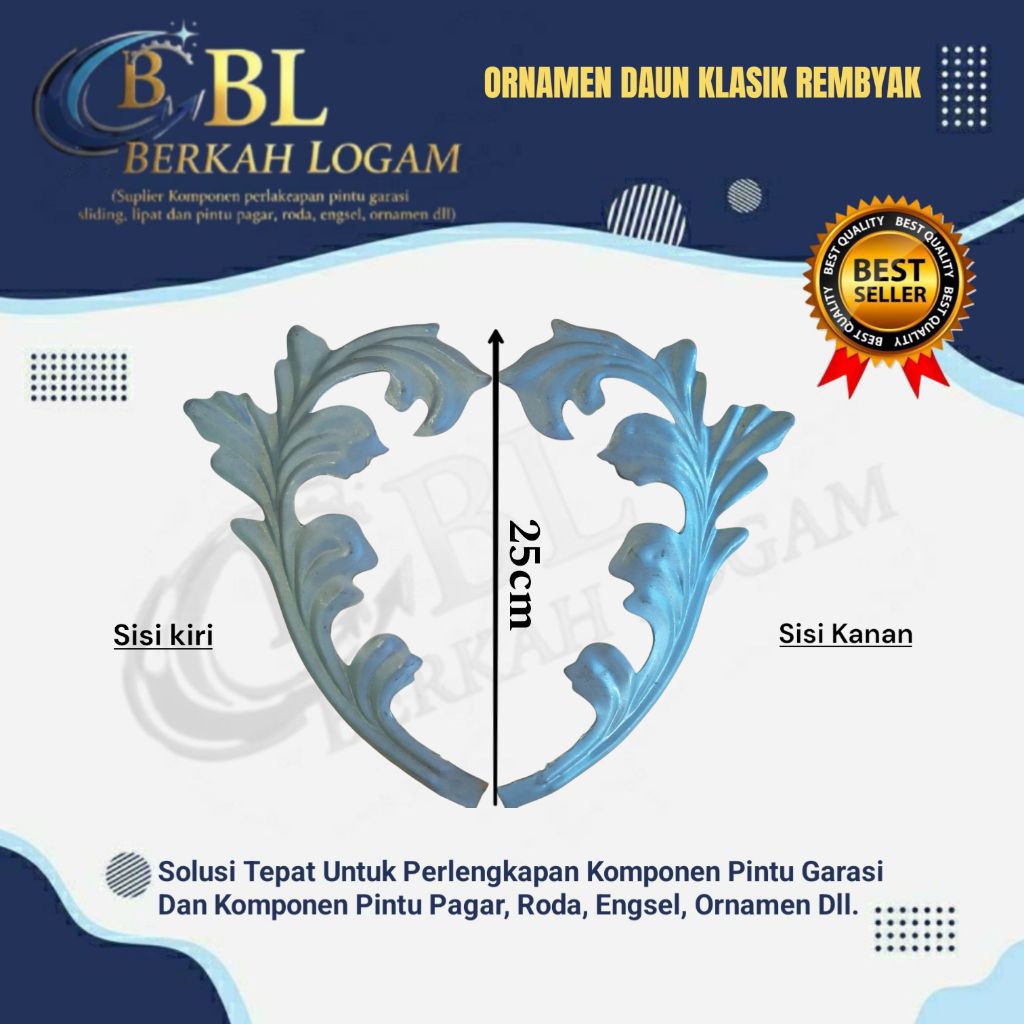 Ornamen Daun Klasik Rembyak Ornamen Pintu Pagar