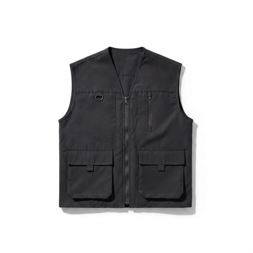 Madre.qu - Rompi Outdoor Ripstop Pria Tactical Vest Enfield Pria Vest Distro Hitam