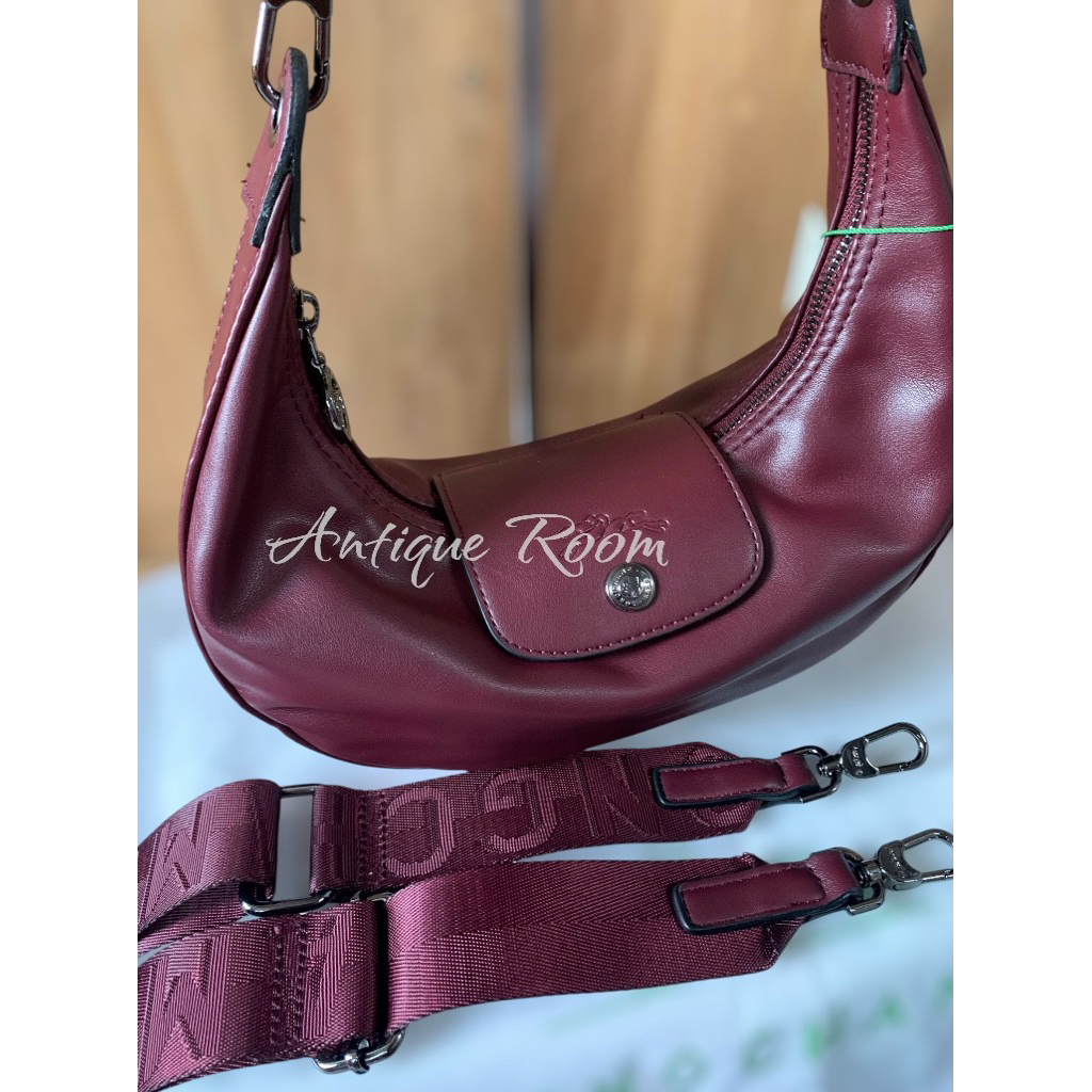 SABIT CUIR SHOULDER BAG COFFEE REDWINEE COLOR SIMPLE NEW