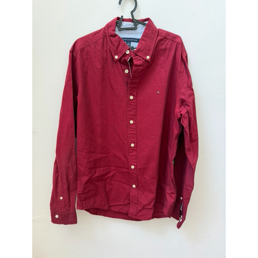 kemeja lengan panjang pria tommy hilfiger ori authentic