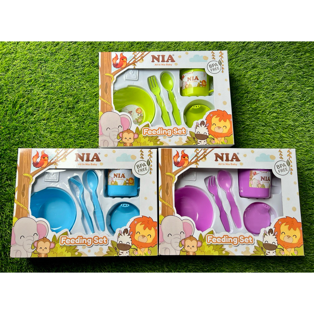 TEMPAT MAKAN BABY SET NIA/FEDDING SET NIA SIZE S