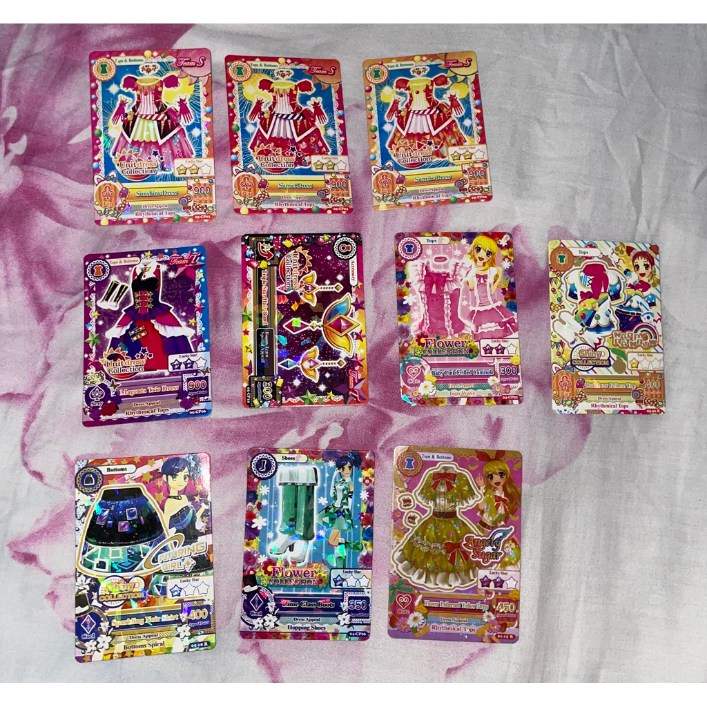 aikatsu card 10 pcs unofficial