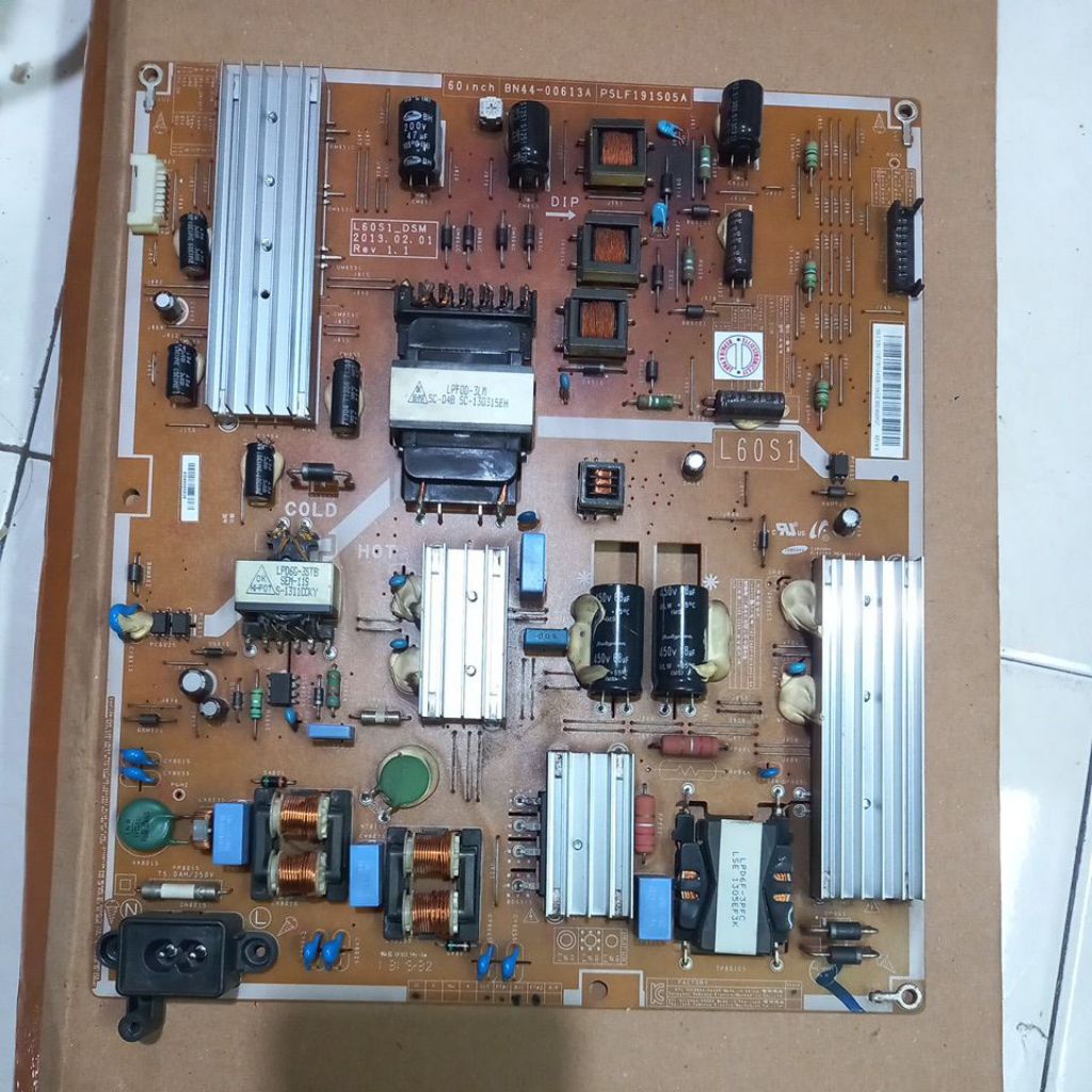 psu powersupply regulator tv samsung UA60F6300AMPXD 60F6300 bekas ori normal