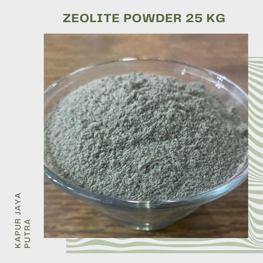 TEPUNG ZEOLIT AKTIF POWDER 25 KG | MEDIA TANAM | ALAS REFTIL GECKO | PENETRAL PH TANAH | ZEOLIT PERT
