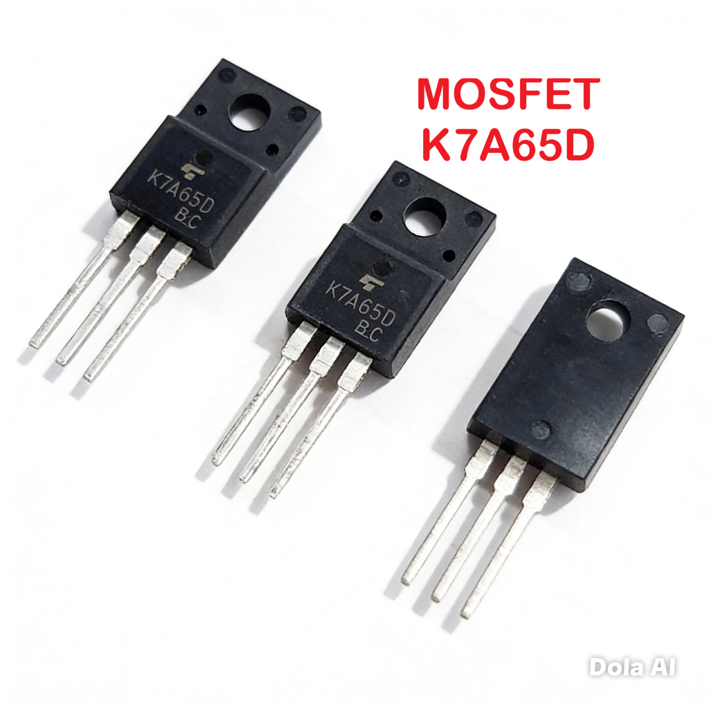 MOSFET K 7A65 D ASLI ORIGINAL Transistor K7A65D DIP 7A65 Kualitas Tinggi