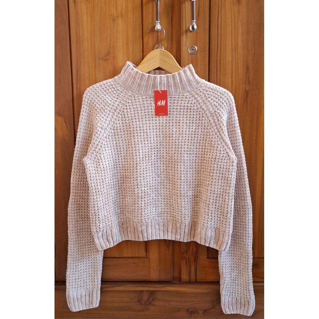 H&M Sweater Rajut Velvet