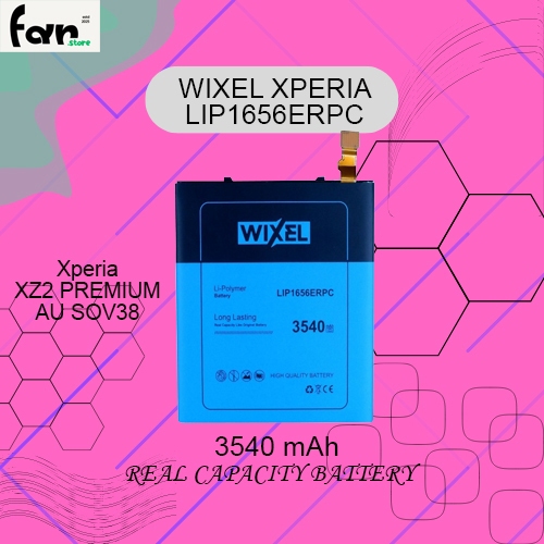 WIXEL BATRE Double Power Handphone Ori LIP1656ERPC For Sony Xperia XZ2 PREMIUM AU SOV38 Real Capacit