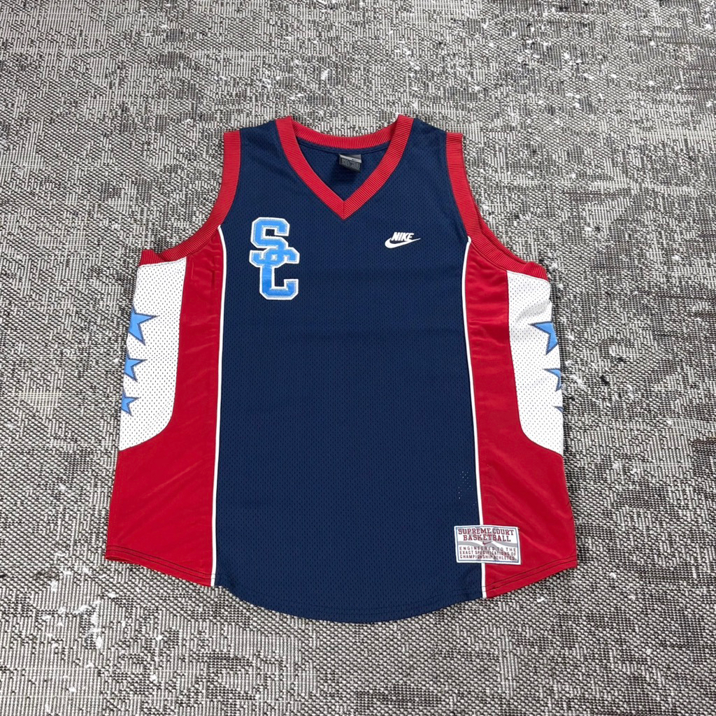 VINTAGE JERSEY BASKETBALL N1KE 5UPREME COURT , size L