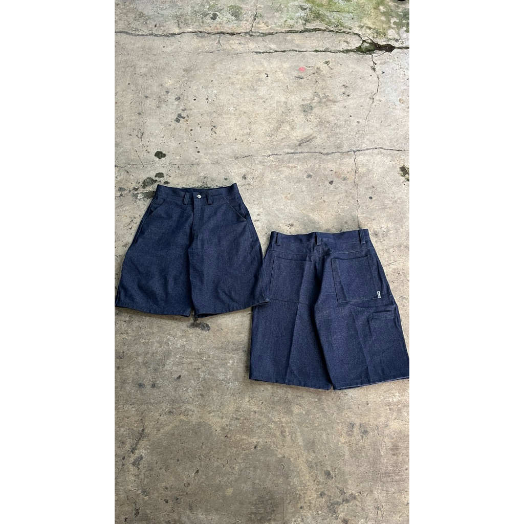Baggy Jorts Raw Denim