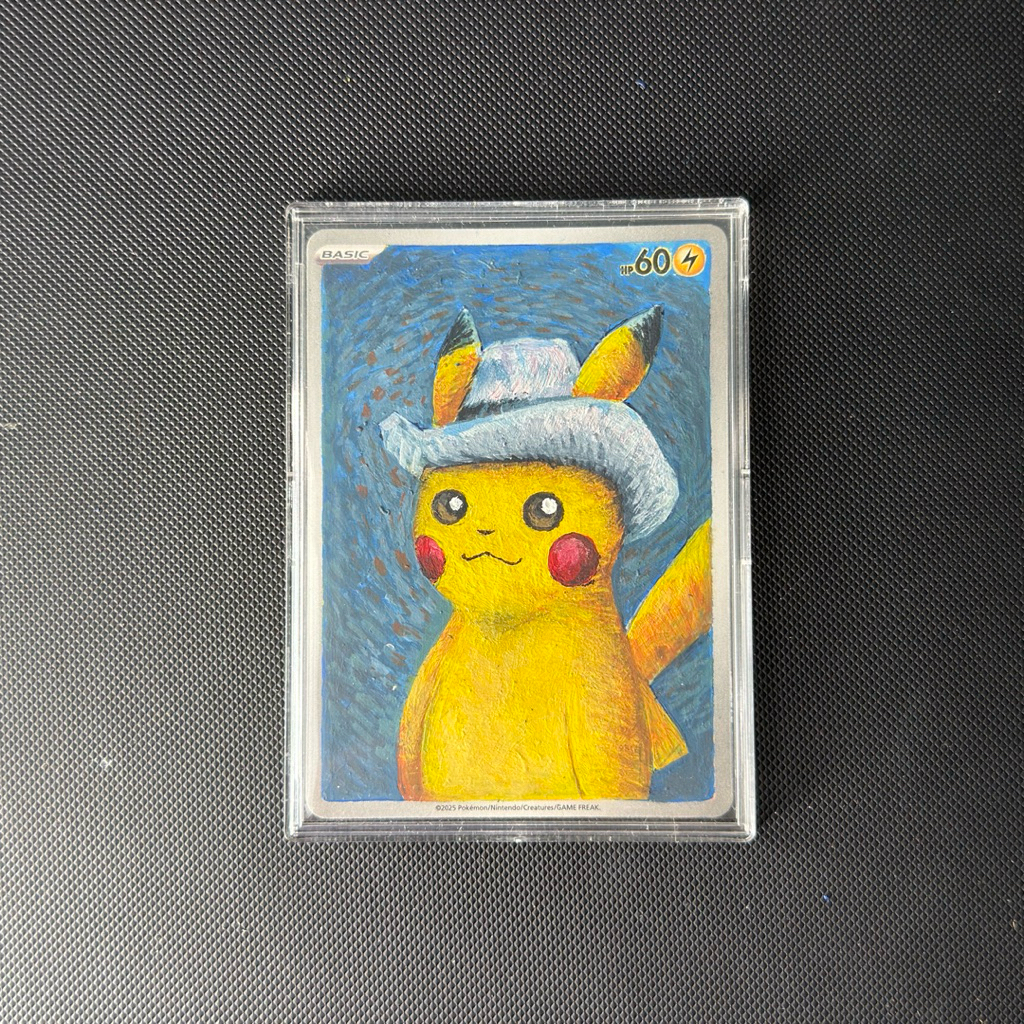 custom card Pikachu Van Gogh