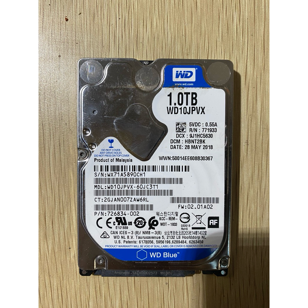 HARDISK LAPTOP 1TB