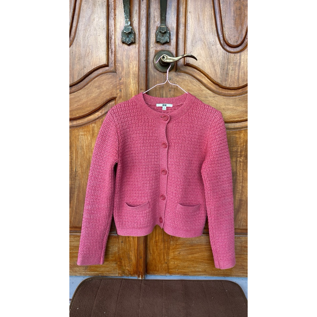 UNIQLO TWEED SIZE S MADE IN INDONESIA