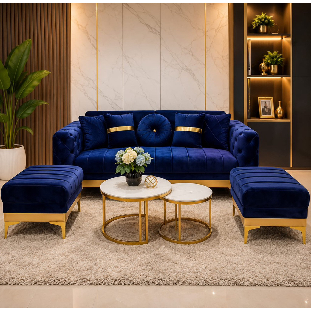 Sofa Maudy 1 Set Tanpa Meja Mewah