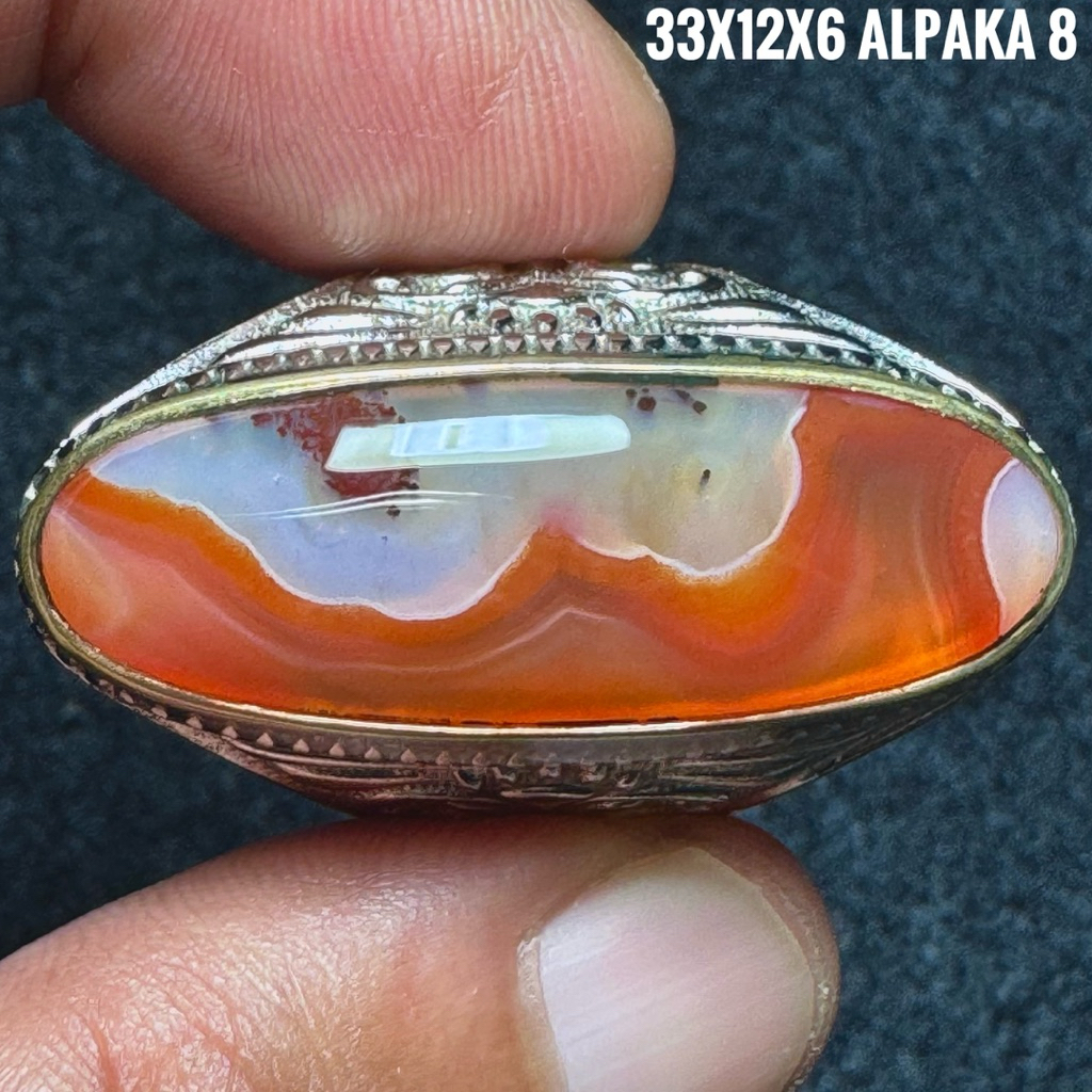 Cincin Batu Akik Natural Lafadz Allah (Asli Alam)