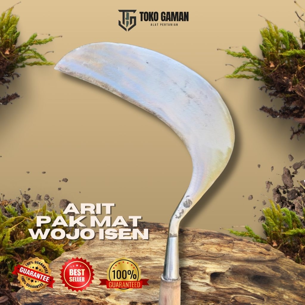 Arit/sabit rumput model Malangan wojo isen cap pak mat asli malang