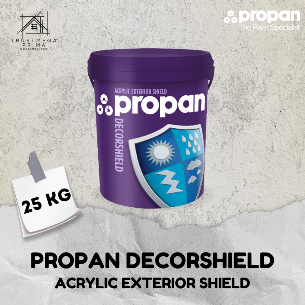 PROPAN DECORSHIELD 25 KG - CAT TEMBOK EXTERIOR TAHAN CUACA 25KG