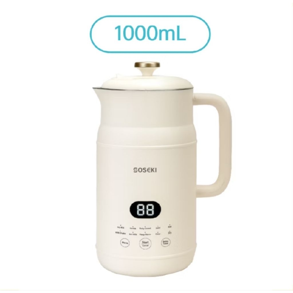 PRELOVED Soseki Soy Milk Maker 1L - Desain Jepang, Multifungsi, Desain Elegan ( AREA MEDAN )