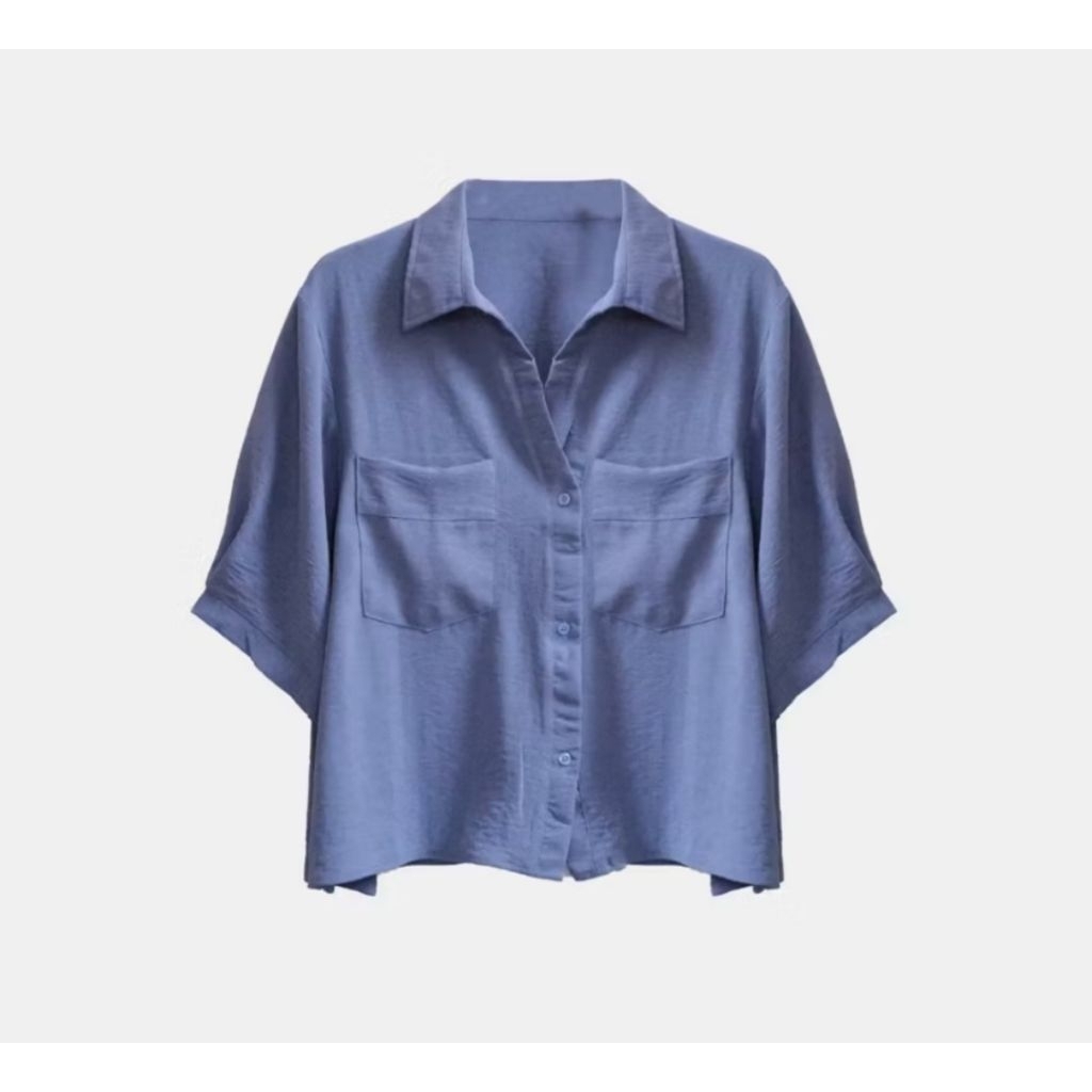 BIGISSIMO ATASAN KEMEJA BLOUSE WANITA BIG SIZE JUMBO