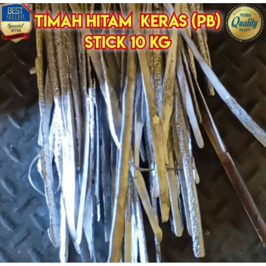 Timah Pb Hitam Stik Berat 10Kg