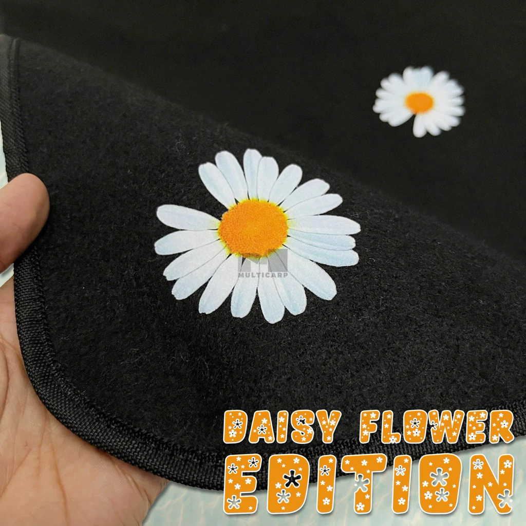 Karpet Minimalis Motif Daisy Blossom Aesthetic KARPET RUANG TAMU