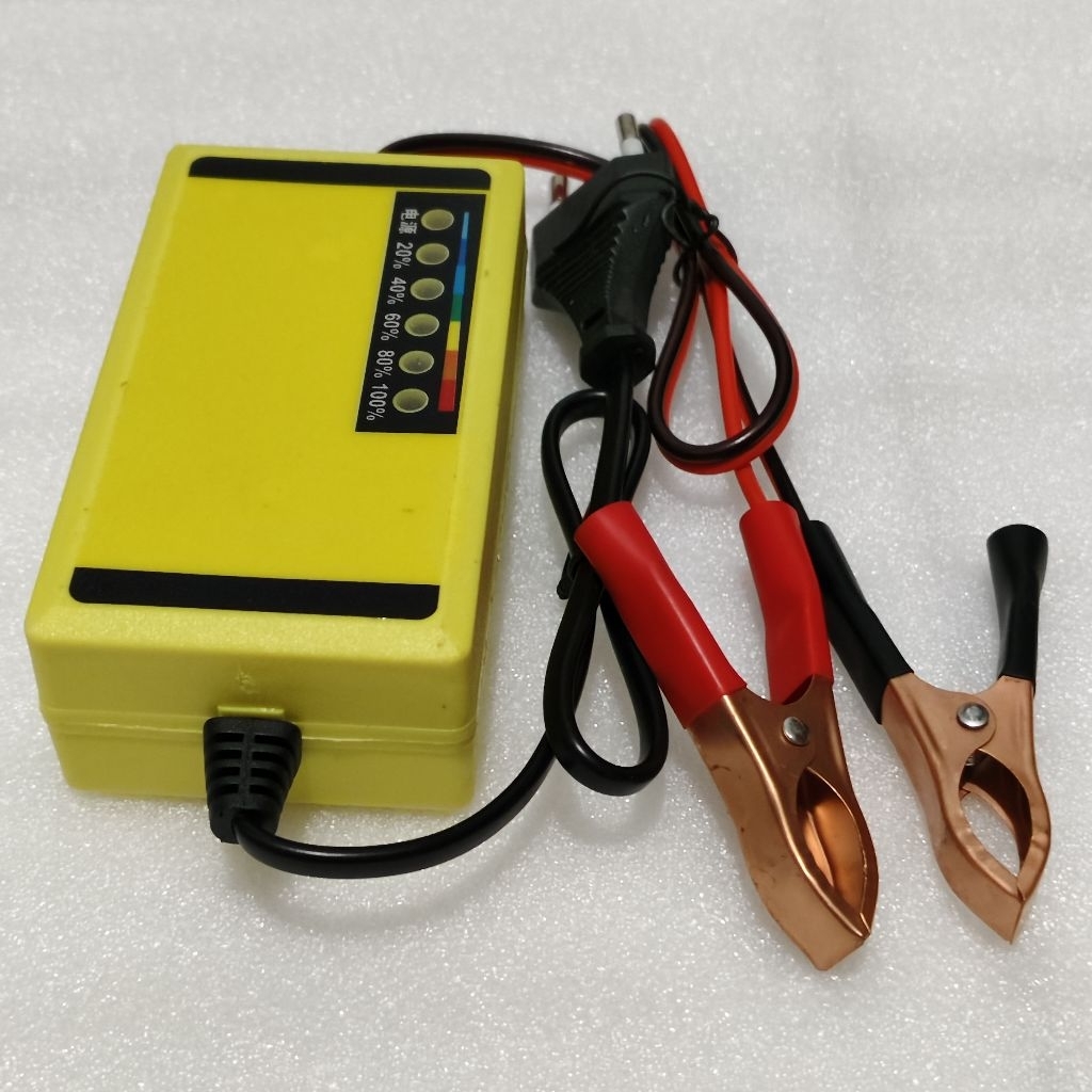 Charger Accui Portabel 12V 2A Charger Aki 12V7AH-20AH Alat Charger Aki Automatic Charger Accu