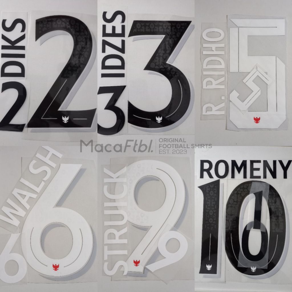 Nameset Original Timnas Indonesia 2024 & 2025 Erspo