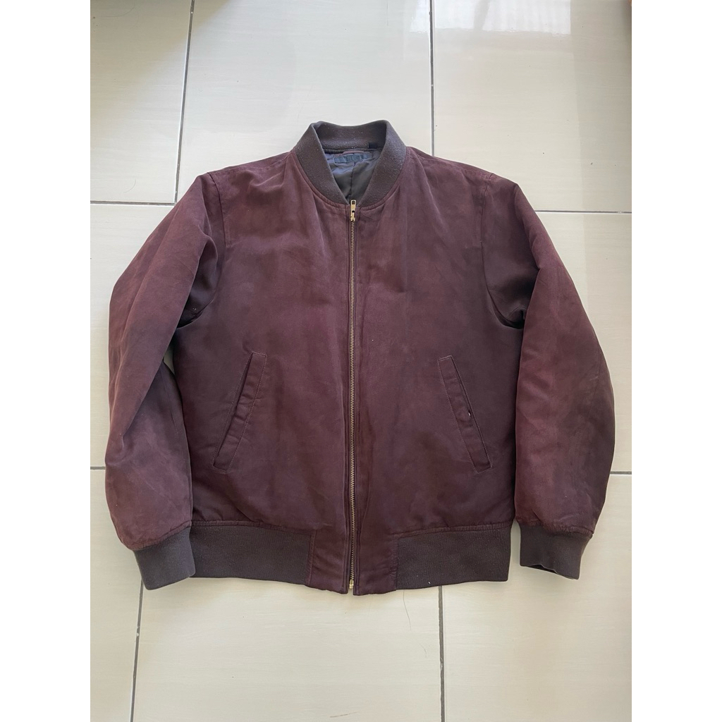 uniqlo suede casual jacket