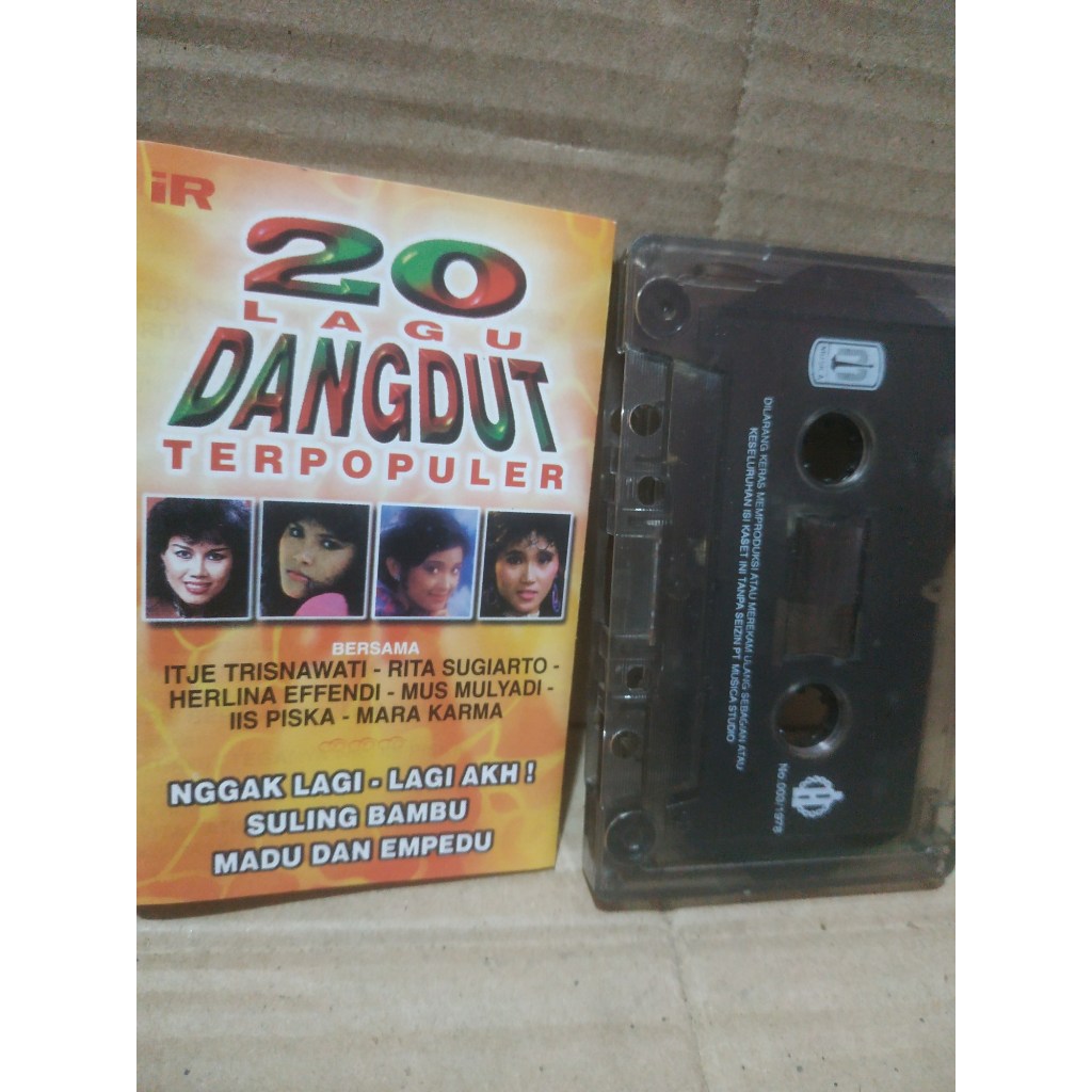 Kaset Pita 20 Lagu Dangdut Terpopuler