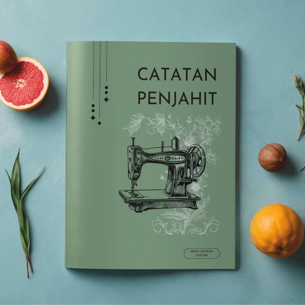 Buku catatan penjahit, buku kursus jahit, penjahit, tailor, fashion, konveksi
