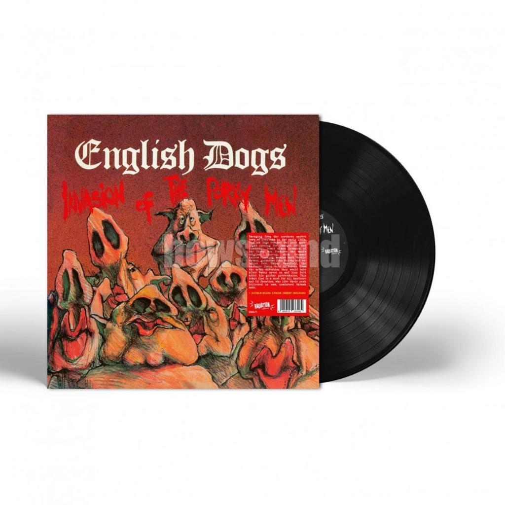 VINYL - ENGLISH DOGS - INVASION OF THE PORKY MEN (BLACK VINYL)