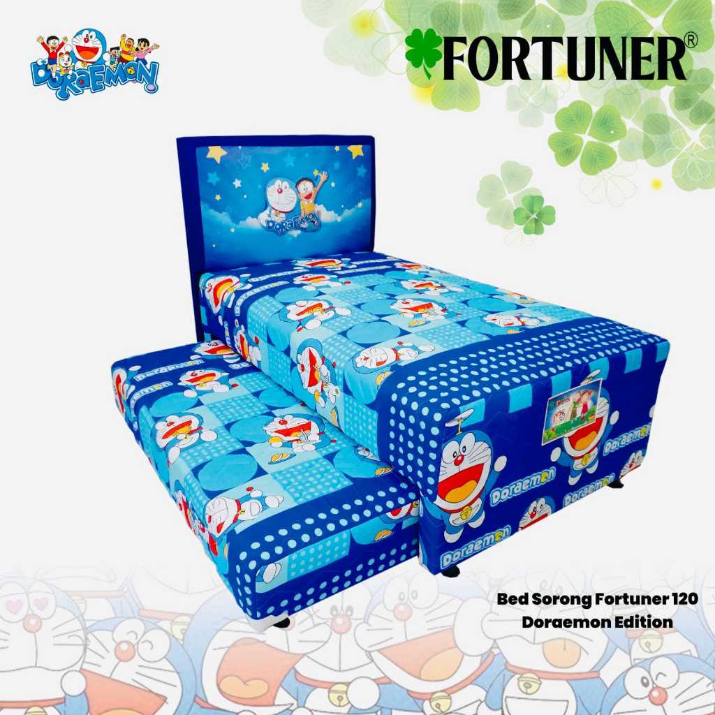 Kasur Springbed Bed Sorong Fortuner Karakter Anak Perempuan Lelaki | Bed Sorong 2 in 1 Murah Palemba