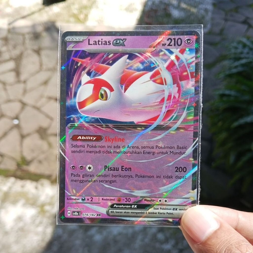 kartu pokemon latias ex rr