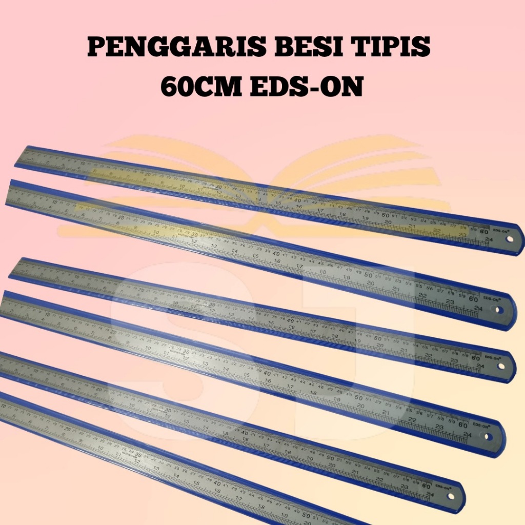 PENGGARIS BESI 60CM | PENGGARIS BESI TIPIS 60CM | GARISAN BESI | ALAT UKUR 60CM BESI