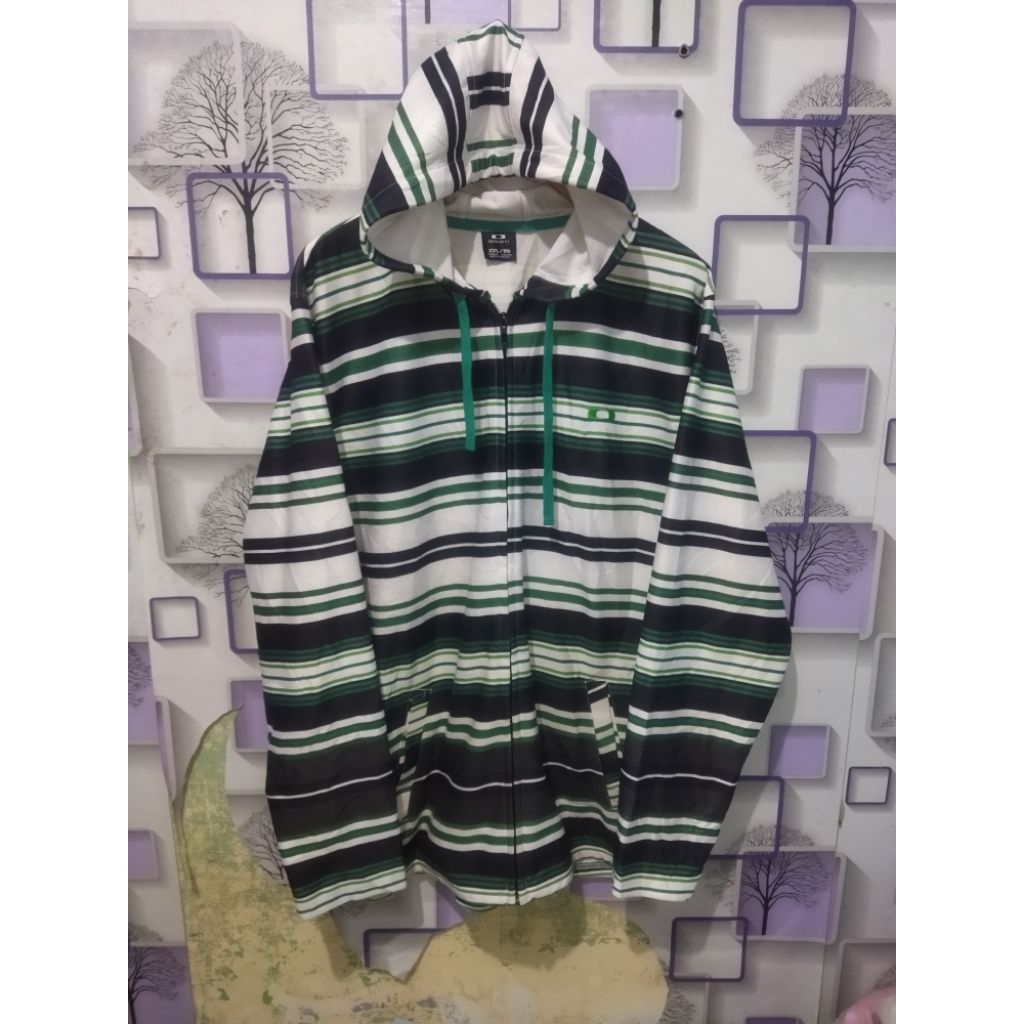 Hoodie zipper oakley stripe autentik