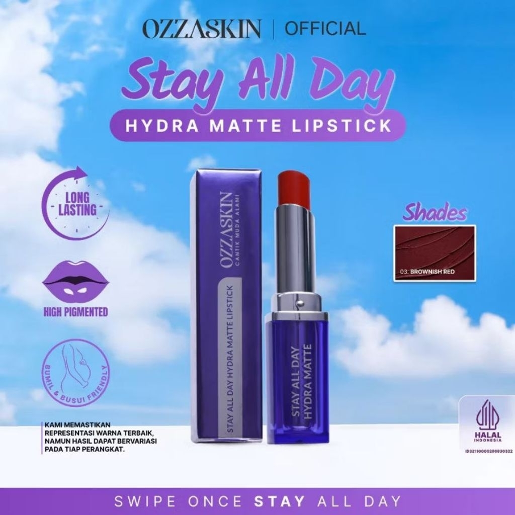 OZZASKIN Hydra Matte lipstik by Oki setiana dewi