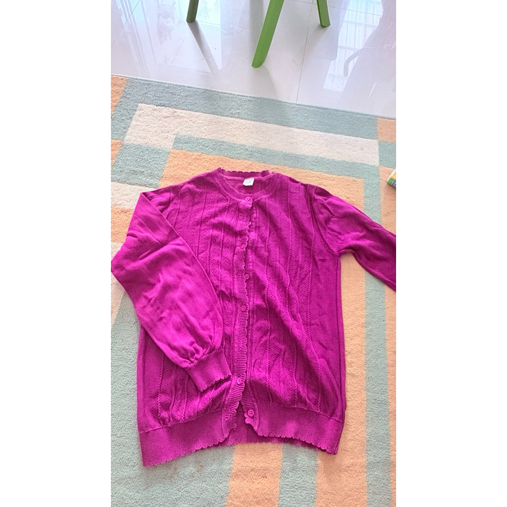 cardigan magenta