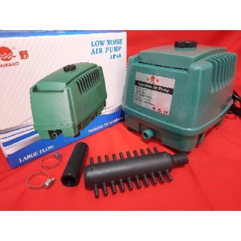 Mesin Gelembung Pompa Udara Aerator Low Noise Yamano LP 40 LP 60 LP 100