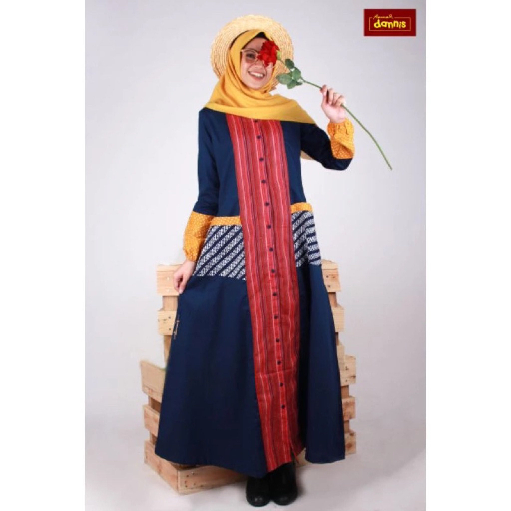 abaya 200216 navy Dannis SALE