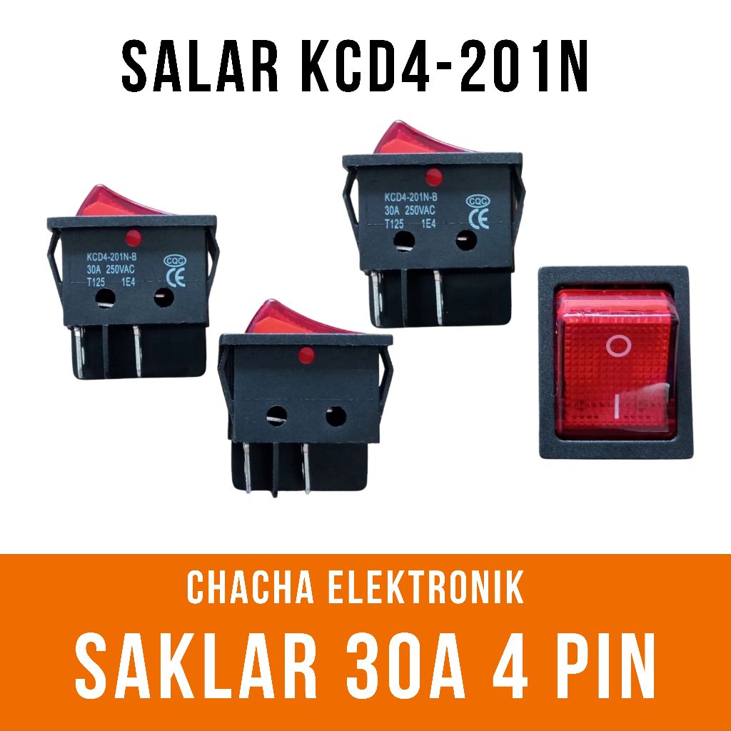 SAKLAR SKAKEL 30A 250V SAKLAR BESAR 30A 250V KAKI 4