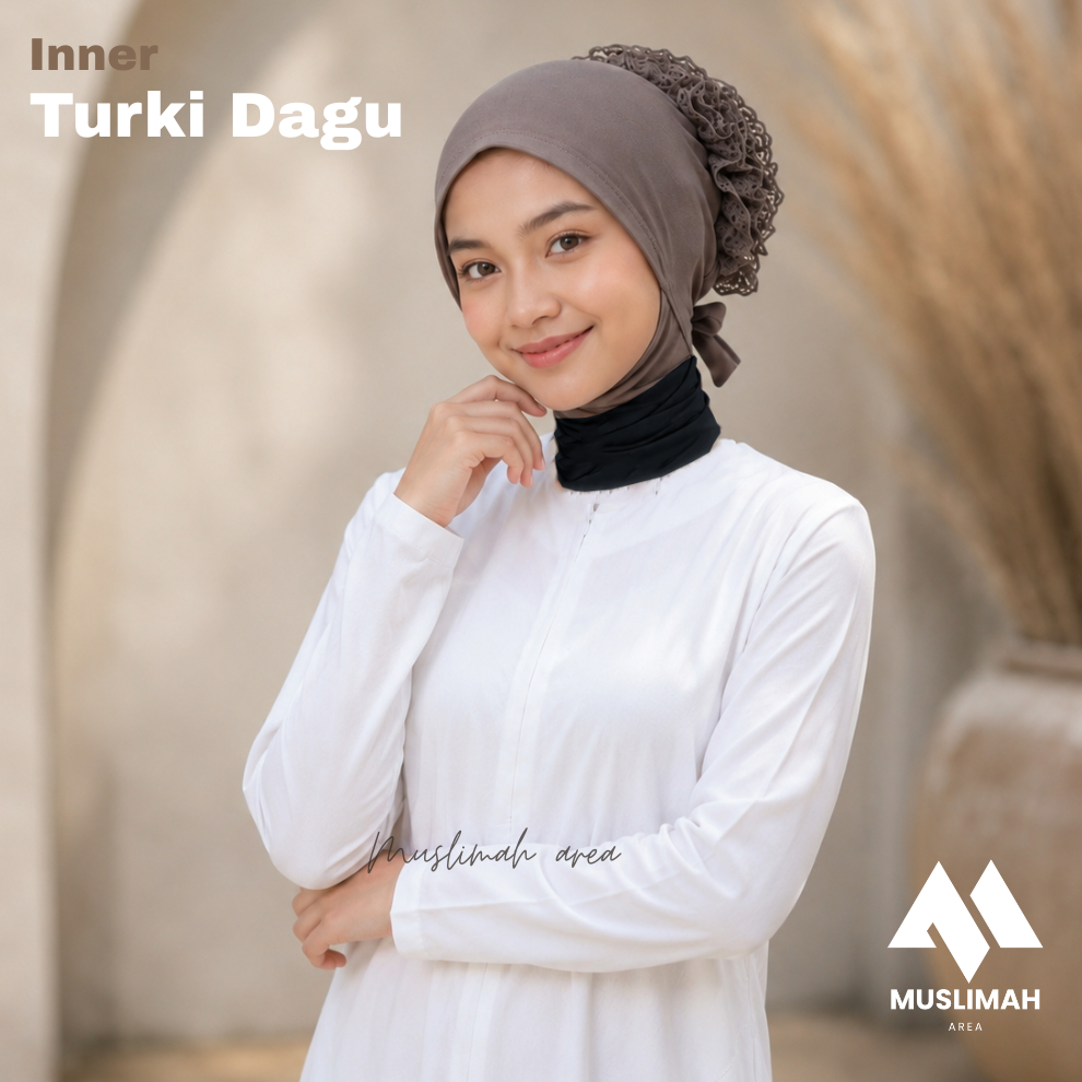 Inner Turki Dagu Ciput Dagu Dalaman Jilbab