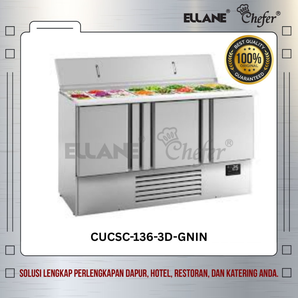 KULKAS CHILLER SALADETTE 3 PINTU
